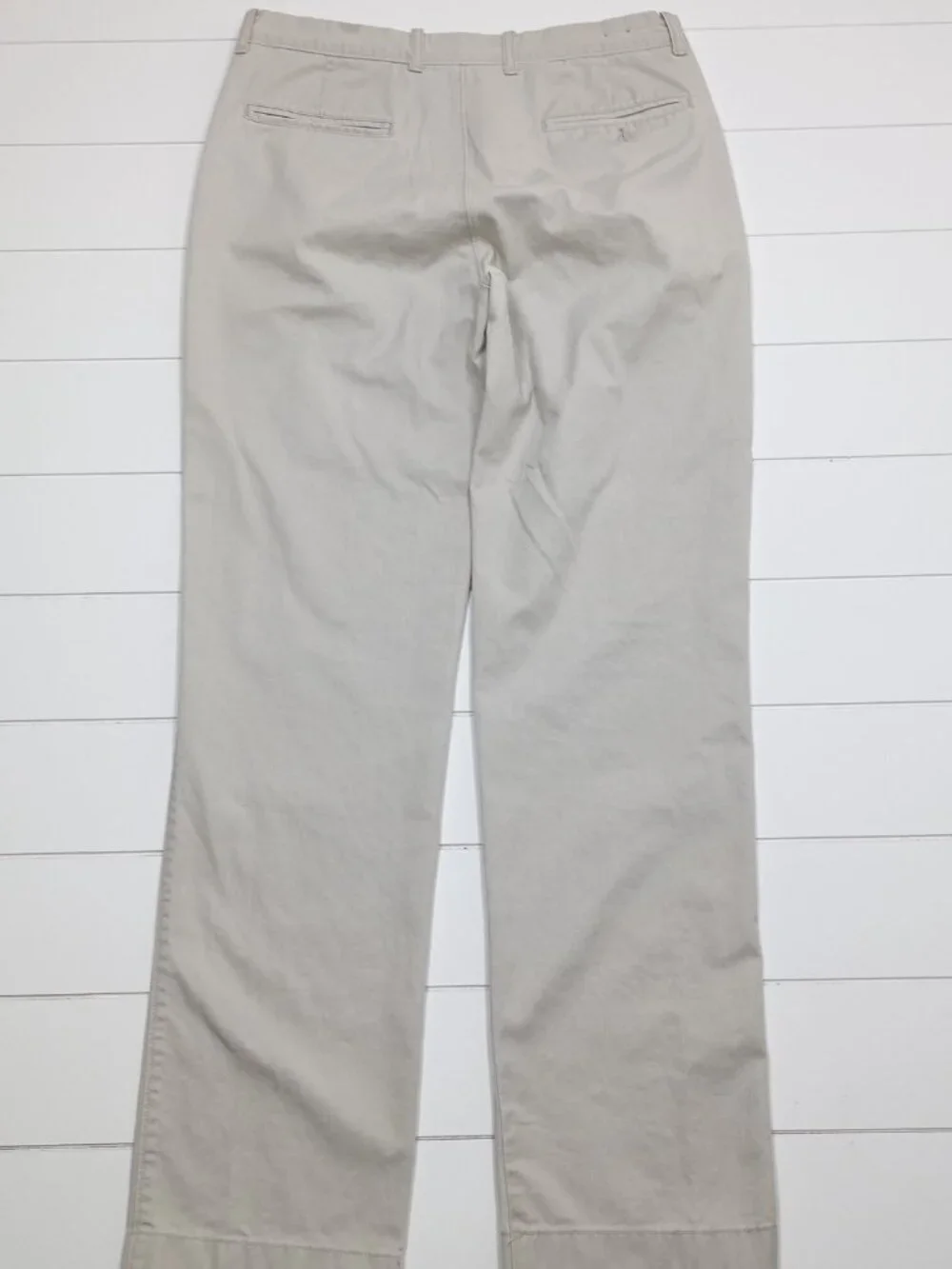 J.Crew Men’s Beige Classic Fit Chino Pants 32x34 Cotton Preppy